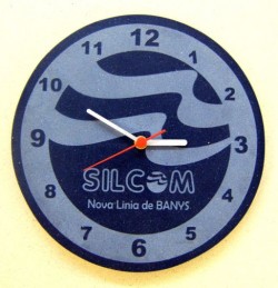 custom silestone clock